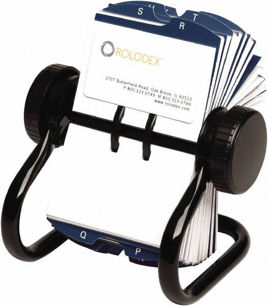 Rolodex - 400 Open Rotary - 6-1/2 x 5-5/8 x 5-1/8" - Makers Industrial Supply