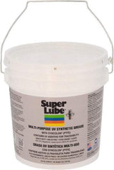 Synco Chemical - 5 Lb Pail Synthetic Lubricant w/PTFE General Purpose Grease - Translucent White, Food Grade, 450°F Max Temp, NLGIG 2, - Makers Industrial Supply