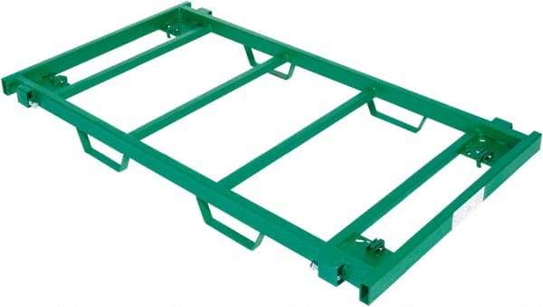 Greenlee - 50-1/4" Long x 28-1/4" Wide x 4-5/8" High, Cart Base Unit - 2,500 Lb Capacity - Makers Industrial Supply