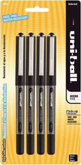 Uni-Ball - Roller Ball 0.5mm Stick Pen - Black - Makers Industrial Supply