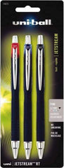 Uni-Ball - Roller Ball 0.7mm Retractable Pen - Black, Red & Blue - Makers Industrial Supply