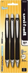 Uni-Ball - Roller Ball 1mm Retractable Pen - Black - Makers Industrial Supply