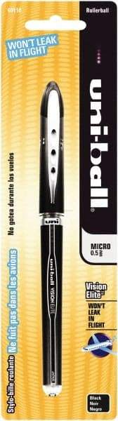 Uni-Ball - Roller Ball 0.5mm Stick Pen - Black - Makers Industrial Supply