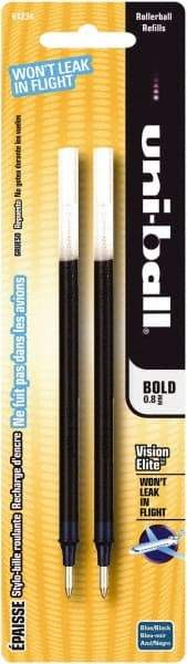 Uni-Ball - Roller Ball 0.8mm Stick Pen - Blue & Black - Makers Industrial Supply