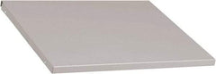 Tennsco - Light Gray, Steel, Cabinet Shelf - 18" Wide x 18" Deep Body - Makers Industrial Supply