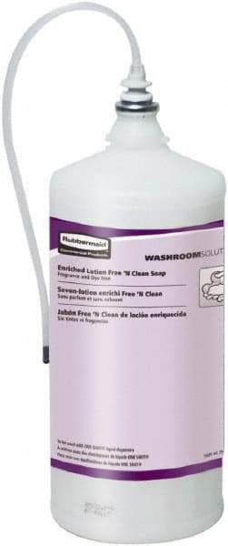 Rubbermaid - 1,600 mL Dispenser Refill Lotion Hand Cleaner - White, Fragrance Free Scent - Makers Industrial Supply