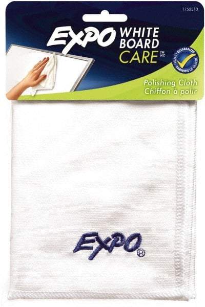 Expo - Polishing Cloth Dry Erase Surface Cleaner - For Use with Dry Erase Marker Boards & White Boards - Makers Industrial Supply