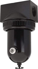 PRO-SOURCE - 425 CFM Oil/Water Condensate Separation Filter - 1-1/2" 250 psi, Manual Drain - Makers Industrial Supply