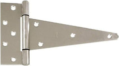 National Mfg. - 6-5/8" Long, Stainless Steel Coated Extra Heavy Duty - 10" Strap Length, 2-9/32" Wide Base - Makers Industrial Supply
