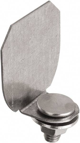 National Mfg. - Galvanized, Box Rail End Cap - Use with Round Rail - Makers Industrial Supply