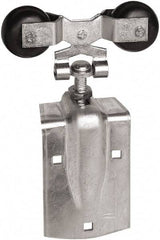 National Mfg. - 2 Piece, Zinc, Box Rail Hanger - Use with Round Rail - Makers Industrial Supply