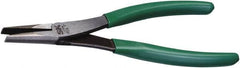 SK - 8-1/4" OAL, 4" Jaw Length, Duckbill Pliers - Serrated Jaw, Vinyl Coated Handles - Makers Industrial Supply