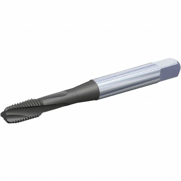 Kennametal - #10-24 UNC 3 Flute 2B/3B Modified Bottoming Spiral Flute Tap - Vanadium High Speed Steel, Oxide Finish, 2-3/8" OAL, Right Hand Flute, Right Hand Thread, H3, Series T692 - Makers Industrial Supply