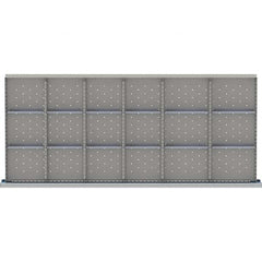 LISTA - 18-Compartment Drawer Divider Layout for 3.15" High Drawers - Makers Industrial Supply