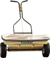 Trynex - 120 Lb Polyethylene Walk Behind Drop Landscape Spreader - 12" Pneumatic Wheels - Makers Industrial Supply