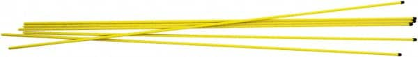 Trynex - 48" High x 1/2" Wide Snow Stake - Fiberglass, 0.33 Lbs, Yellow - Makers Industrial Supply