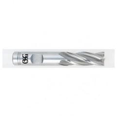 25/32 Dia. x 4 Overall Length 4-Flute Square End HSSE SE End Mill-Round Shank-Center Cutting-TiCN - Makers Industrial Supply