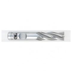 1 Dia. x 4-1/2 Overall Length 4-Flute Square End HSSE SE End Mill-Round Shank-Center Cutting-TiCN - Makers Industrial Supply