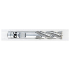 ‎5/16″ Dia. × 3/8″ Shank × 3/4″ DOC × 2-1/2″ OAL, HSSCo, Bright, 4 Flute, Square, Solid End Mill - Makers Industrial Supply