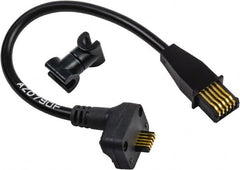 Mitutoyo - 6" Long SPC Connecting Cable - Use with Digimatic Calipers - Makers Industrial Supply