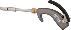 Guardair - 120 Max psi Venturi Nozzle Thumb Lever Blow Gun - 1/4 NPT, 6" Tube Length, Aluminum - Makers Industrial Supply