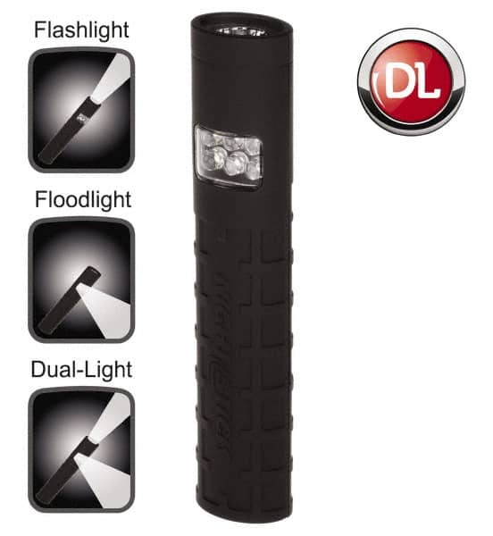 Bayco - LED Bulb, 60 Lumens, Industrial/Tactical Flashlight - Black Plastic Body, 2 AAA Batteries Included - Makers Industrial Supply