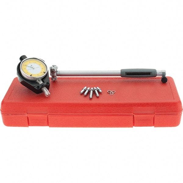 Starrett - 1.4 to 2.4" Dial Bore Gage - 0.0005" Graduation, 6" Gage Depth - Makers Industrial Supply