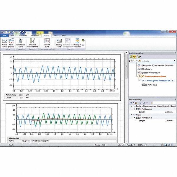 Starrett - Analysis Software with Cable - Makers Industrial Supply