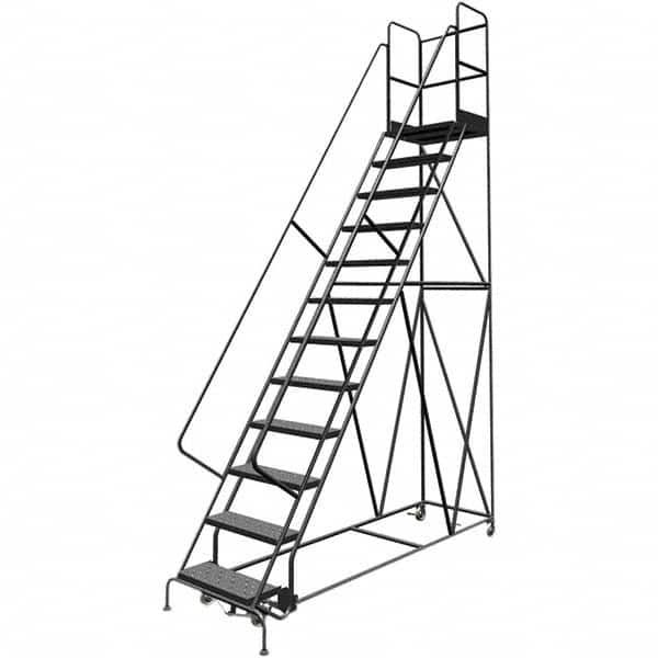 TRI-ARC - Rolling & Wall Mounted Ladders & Platforms Type: Rolling Warehouse Ladder Style: Rolling Platform Ladder - Makers Industrial Supply