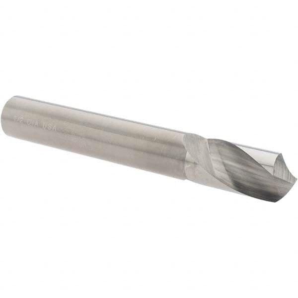 Chicago-Latrobe - 1/2" Body Diam, 120°, 3-3/4" OAL, Solid Carbide Spotting Drill - Makers Industrial Supply