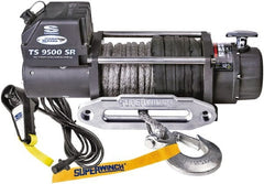 Superwinch - 9,500 Lb Capacity, 80' Cable Length, Automotive Heavy-Duty Recovery Winch - Makers Industrial Supply