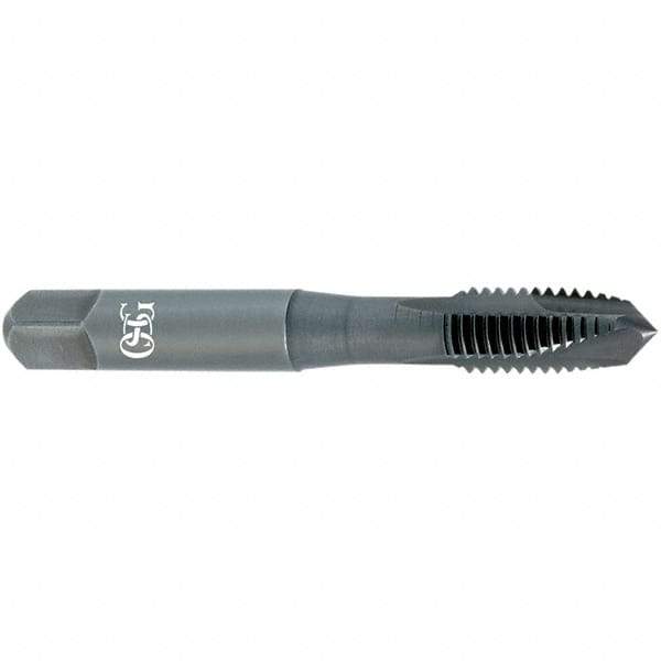 OSG - M22x2.50, D5, 3 Flutes, Plug Chamfer, V Finish, Vanadium High Speed Steel Spiral Point STI Tap - 5-1/8" OAL, 0.8" Shank Diam, 2-1/2" Thread Length, 0.6" Square Size, 6H Class of Fit, Series 342STI - Exact Industrial Supply