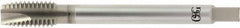 OSG - M14x1.50, 3 Flute, HR Finish, Powdered Metal Spiral Point Tap - Plug Chamfer, Right Hand Thread, 4-1/32" OAL, 1-13/16" Thread Length, 0.542" Shank Diam, 6H Class of Fit, Series 338NI - Exact Industrial Supply