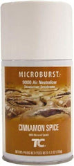 Rubbermaid - 5.3 oz Air Freshener Dispenser Aerosol Refill - Cinnamon Spice, Compatible with Microburst 9000 Dispensers - Makers Industrial Supply