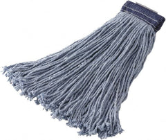 Rubbermaid - 1" Blue Head Band, Large Blended Fiber Cut End Mop Head - Side Loading Connection - Makers Industrial Supply