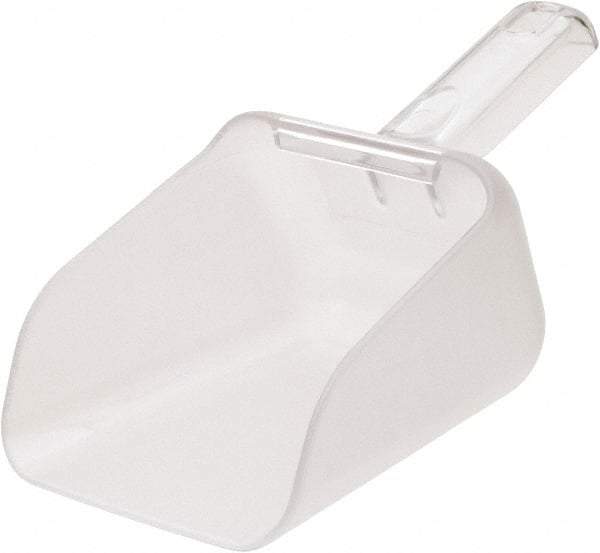 Rubbermaid - 32 oz Clear Polycarbonate Flat Bottom Scoop - 4.8" Wide x 4.7" Deep Bowl, 10.8" OAL - Makers Industrial Supply