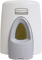 Rubbermaid - 400 mL Foam Seat Cleaner System Dispenser - Plastic, Wall Mounted, White - Makers Industrial Supply