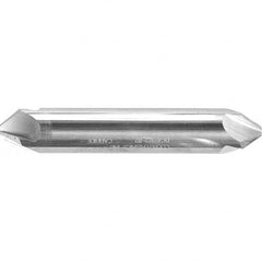 Melin Tool - 3/8" Head Diam, 3/8" Shank Diam, 4 Flute 100° Solid Carbide Countersink - Makers Industrial Supply