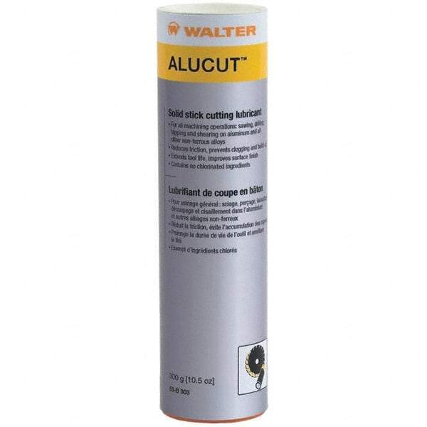 WALTER Surface Technologies - AluCut, 10.5 oz Stick Cutting Fluid - Solid Stick, For Drilling, Sawing, Tapping - Makers Industrial Supply