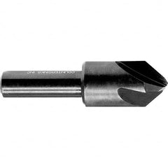 Melin Tool - 7/8" Head Diam, 1/2" Shank Diam, 4 Flute 120° High Speed Steel Countersink - Makers Industrial Supply