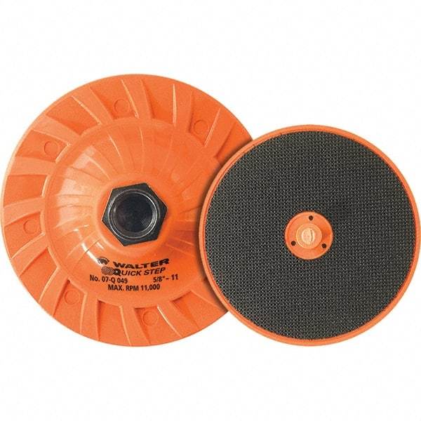 WALTER Surface Technologies - 7" Diam Disc Backing Pad - 8,000 RPM - Makers Industrial Supply