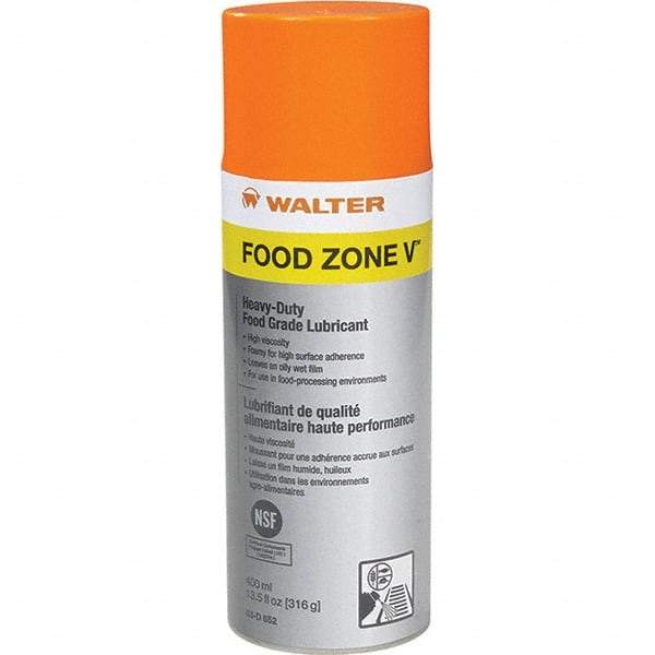 WALTER Surface Technologies - 400 mL Aerosol Penetrant/Lubricant - White, -31°F to 275°F, Food Grade - Makers Industrial Supply