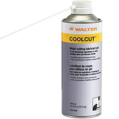 WALTER Surface Technologies - CoolCut, 11 oz Aerosol Cutting Fluid - Gel, For Broaching, Drilling, Milling, Reaming, Sawing, Shearing, Tapping - Makers Industrial Supply