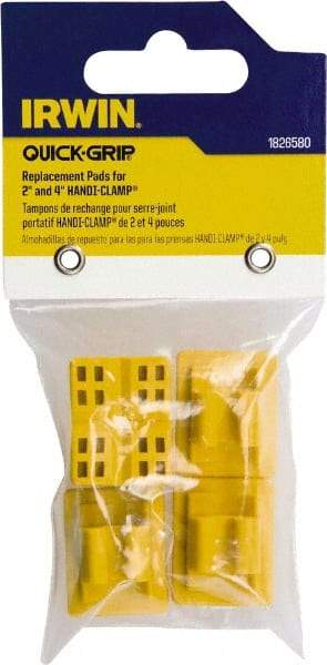 Irwin - 4 Piece, Clamp Pad - For Use with Handi-Clamp Series Clamps - Makers Industrial Supply