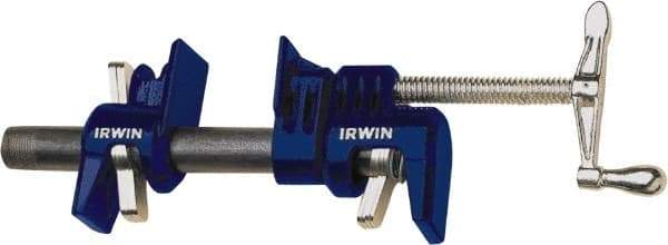 Irwin - 1/2" Pipe, 1-7/8" Throat Depth, Clutch Pipe Clamp - For Use with Unthreaded Pipe - Makers Industrial Supply