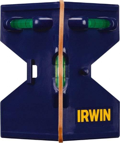 Irwin - Post Levels Number of Vials: 3 Vial Types: (1) Plumb; (2) Level - Makers Industrial Supply