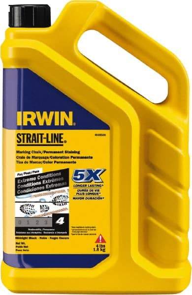 Irwin - 4 oz Container Marking Chalk - Midnight Black - Makers Industrial Supply