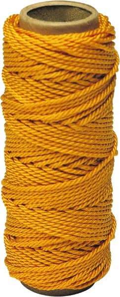 Irwin - #18, Nylon Braided Twine - Orange - Makers Industrial Supply