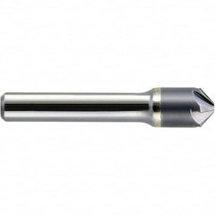 Melin Tool - 5/8" Head Diam, 3/8" Shank Diam, 6 Flute 60° Solid Carbide Countersink - Makers Industrial Supply