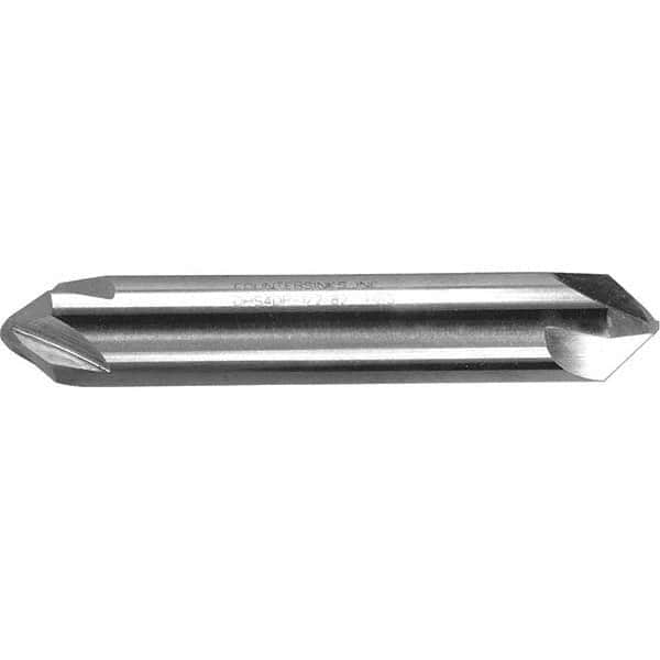 Melin Tool - 1/4" Head Diam, 1/4" Shank Diam, 4 Flute 120° High Speed Steel Countersink - Makers Industrial Supply